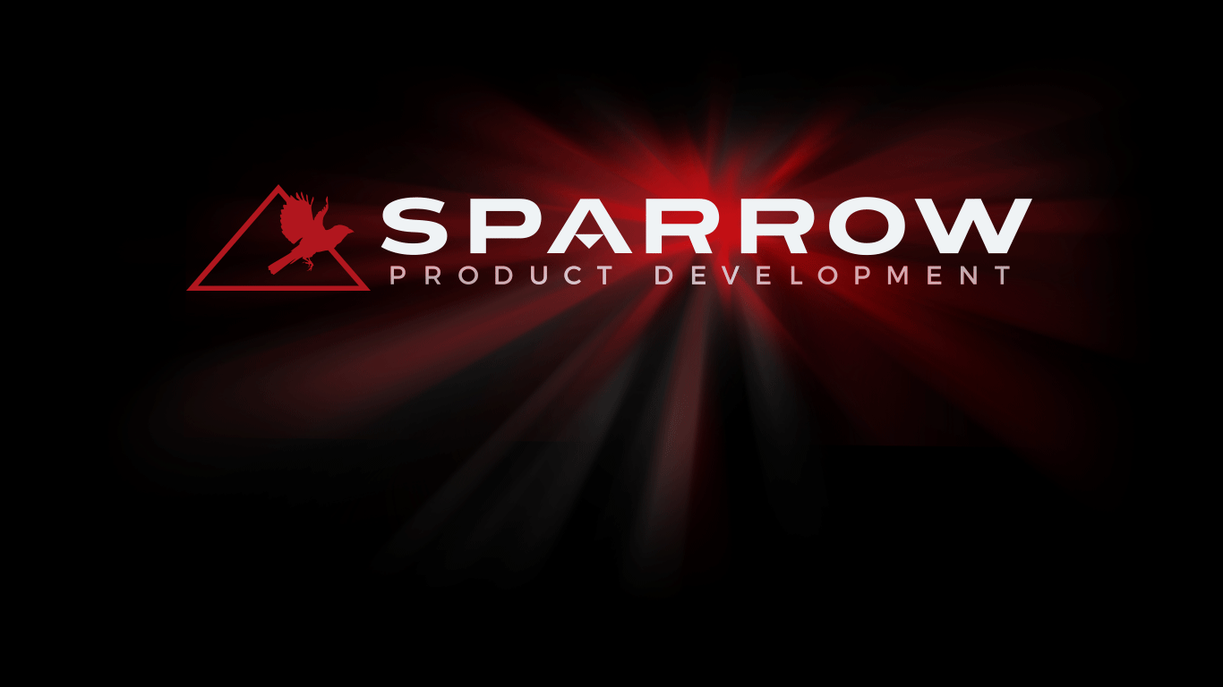 Sparrow Product Development landing page. Call us at 877-374-0223